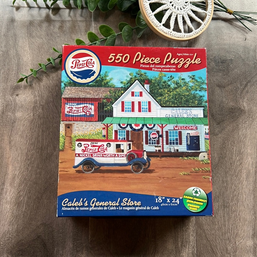 🎁4/$25 - PEPSI COLA 550 piece puzzle - NEW